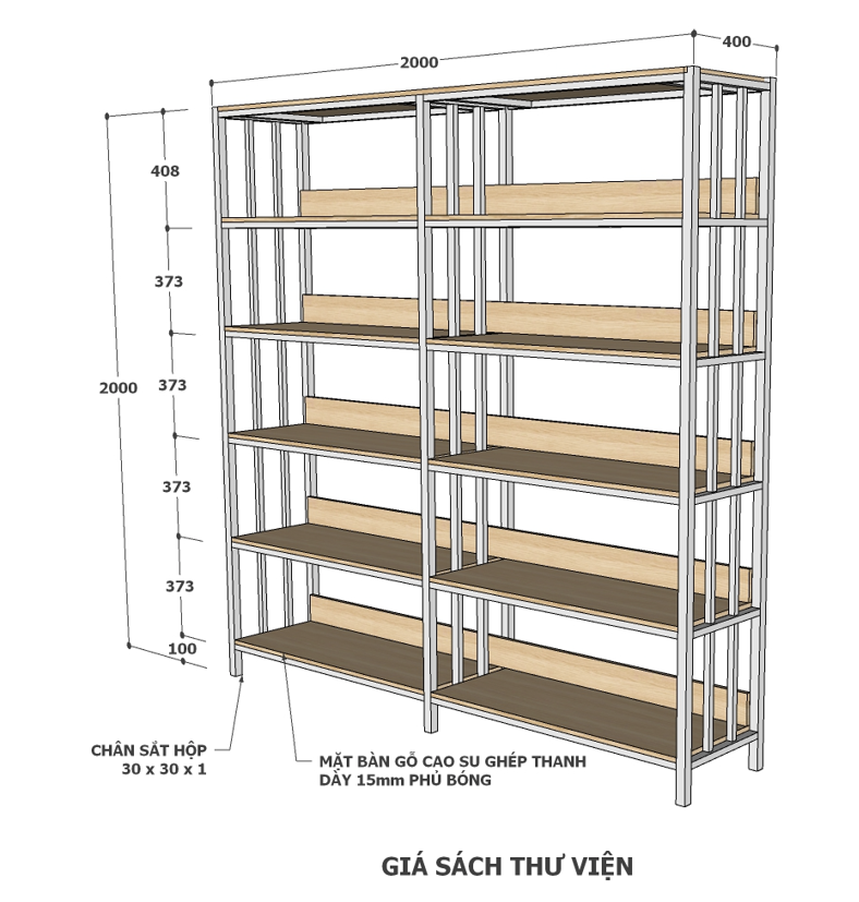 Giá thư viện Giá thư viện